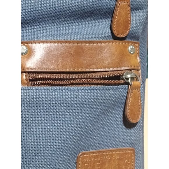 Relic Blue Canvas Messenger‎ Crossbody Bag/Purse - Picture 4 of 9